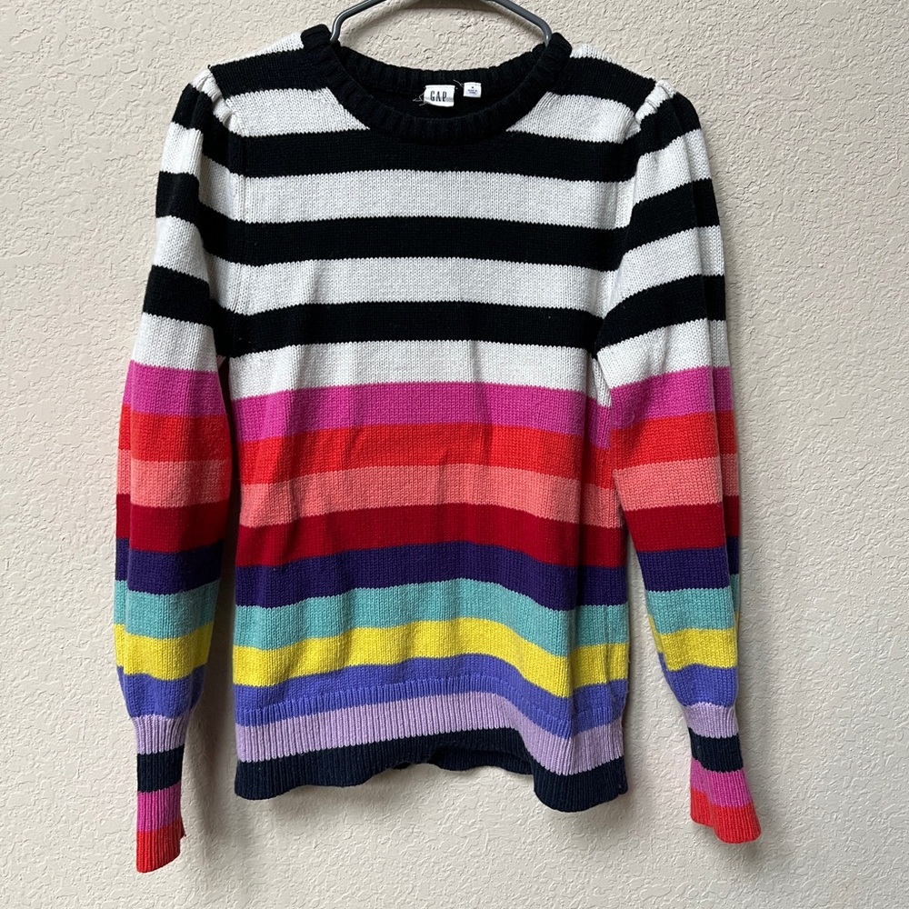 Gap rainbow sweater! Size S